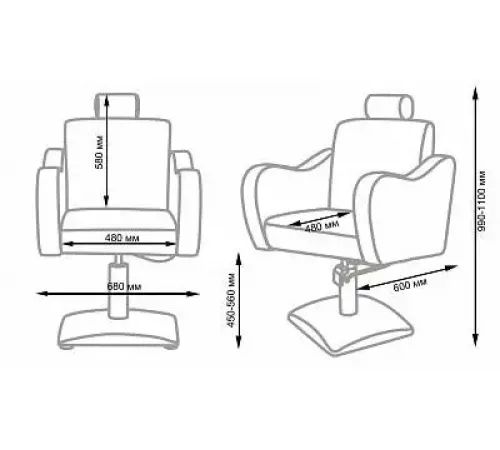 Парикмахерское кресло Бруклин