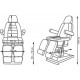 Педикюрное кресло СИРИУС-07, гидравлика