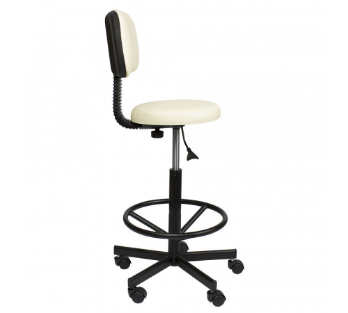 Стул мастера АСТЕК высокий с опорой для ног и спинкой
