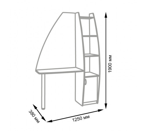 Парикмахерское зеркало САПФИР