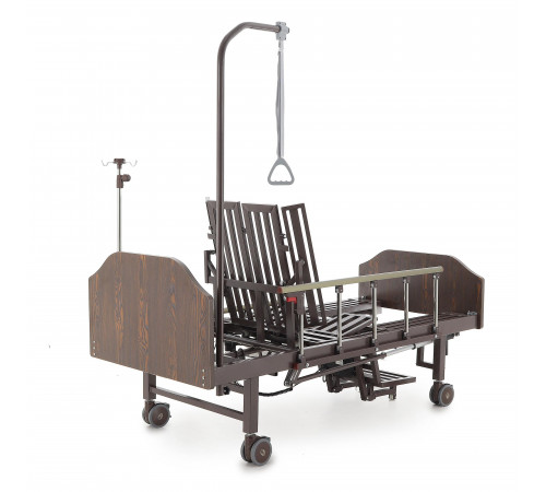 Кровать электрическая YG-3 (МЕ-5228Н-13) ЛДСП Венге с боковым переворачиванием, туалетным устройством и функцией «кардиокресло»