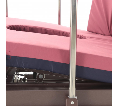 Кровать электрическая YG-3 (МЕ-5228Н-13) ЛДСП Венге с боковым переворачиванием, туалетным устройством и функцией «кардиокресло»