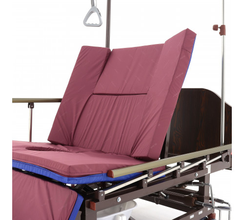 Кровать механическая Е-45А (ММ-5124Н-10) с боковым переворачиванием, туалетным устройством и функцией «кардиокресло»