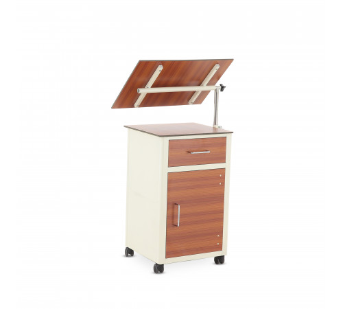 Тумба прикроватная с поворотной столешницей из HPL пластика ПТ-001