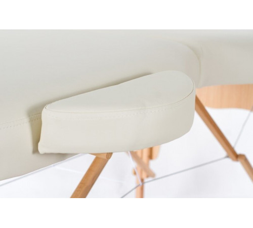 Массажный складной стол Premium Oval 2 крем