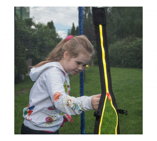 Батут DFC Trampoline Fitness с сеткой 14ft