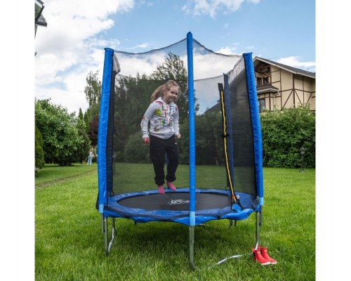 Батут DFC Trampoline Fitness с сеткой 14ft