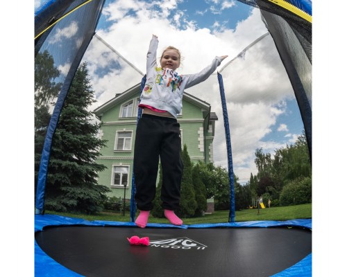 Батут DFC Trampoline Fitness с сеткой 14ft