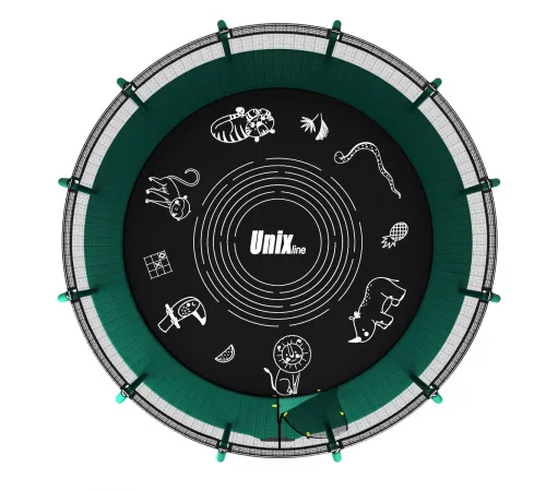 Батут UNIX Line SUPREME GAME 12 ft