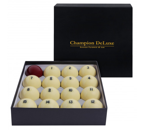 Шары Champion DeLuxe Pyramid Ø68 мм Красный биток