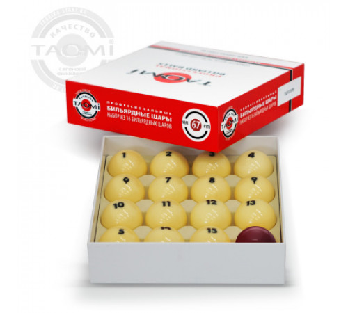 Шары TAO-MI PROFESSIONAL 68 мм Бордовый биток