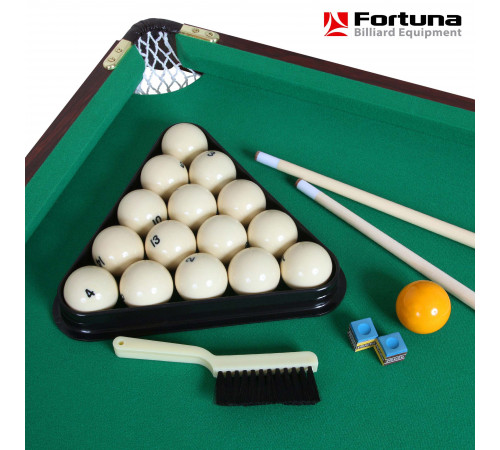 Бильярдный стол Fortuna Русская пирамида 3фт 4 в 1 с комплектом аксессуаров
