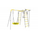 Детский спортивный комплекс для дачи ROMANA Веселая лужайка - 2 (желтый/серый)