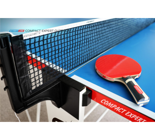Всепогодный складной теннисный стол Compact Expert Outdoor 6 blue для улицы и помещений