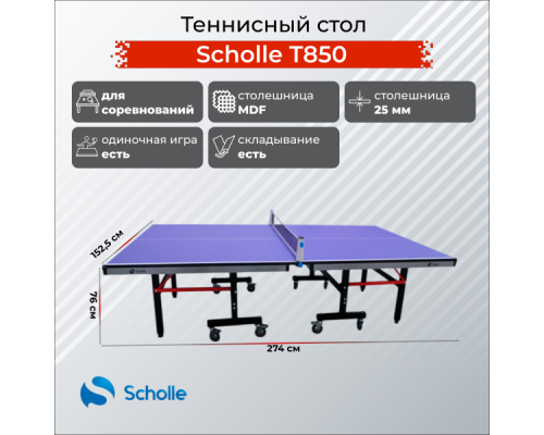 Профессиональный Теннисный стол для помещений Scholle T850