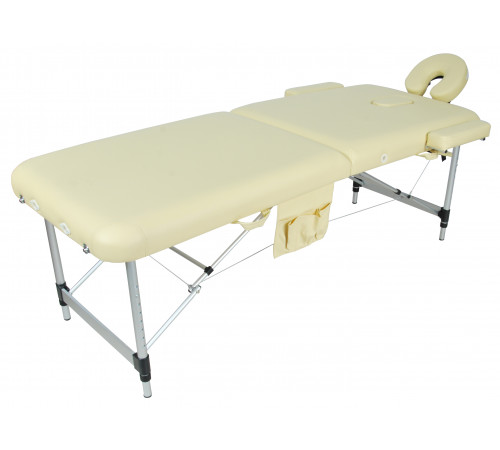 Массажный стол складной алюминиевый JFAL01A 2-х секционный (МСТ-002Л)