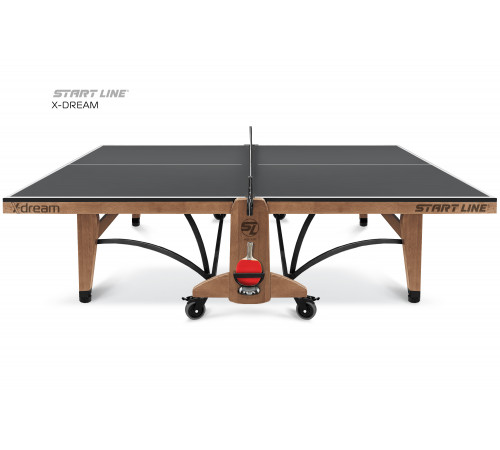 Стол теннисный X-dream Start Line (Дуб натуральный(natur-wood), ЛДСП Графит)
