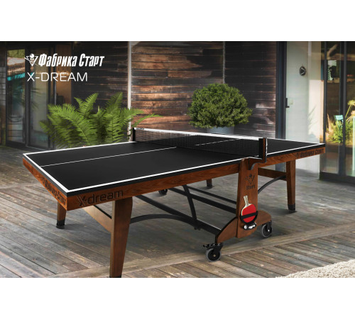 Стол теннисный X-dream ФС (№5, ЛДСП Черный)