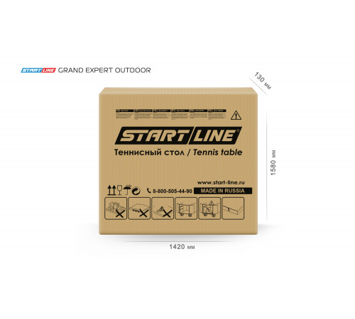 Теннисный стол GRAND EXPERT 4 Всепогодный Black