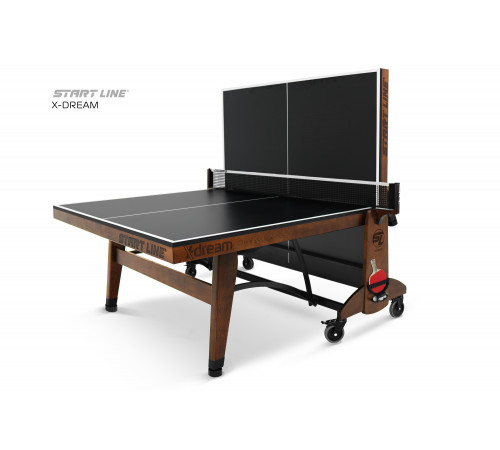 Стол теннисный X-dream Start Line (Дуб натуральный(natur-wood), ЛДСП Графит)