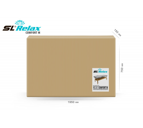 Массажный стол Relax Comfort-М серая кожа (№4)