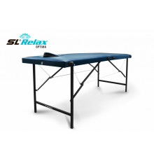 Массажный стол Relax optima синяя кожа